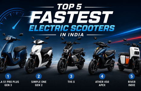 Top 5 Fastest Electric Scooters In India