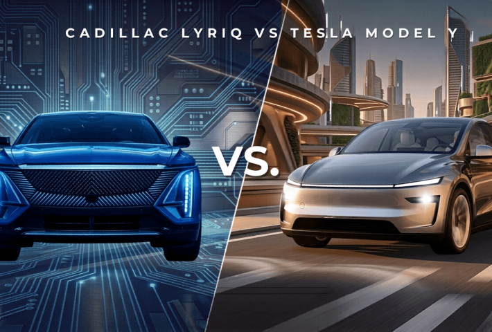 cadillac lyriq vs tesla model y