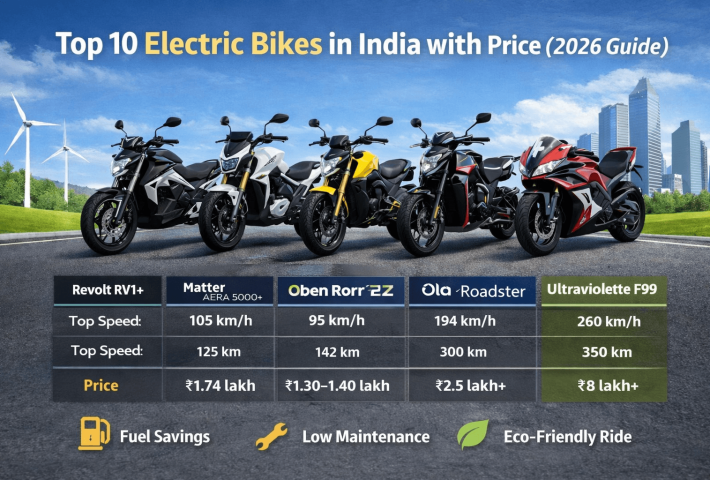 top 10 electric bike in india with price