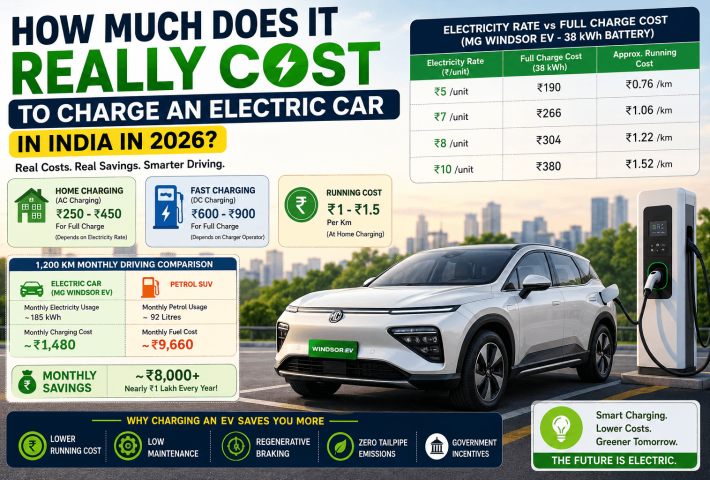 how much to charge an electric car