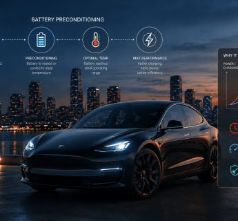 Precondition a Tesla Battery