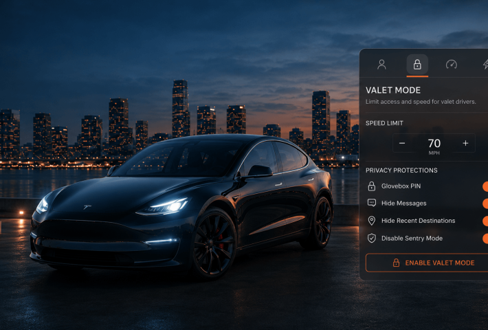 Tesla Valet Mode