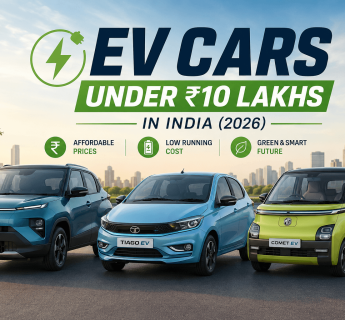 EV Cars Under 10 Lakhs in India (2026)
