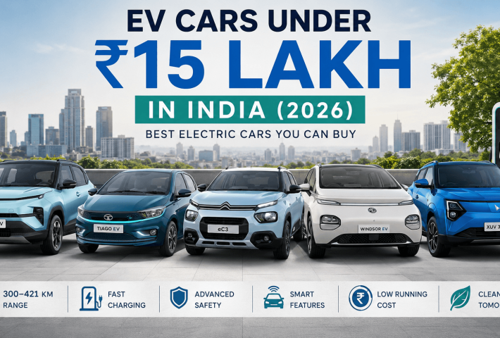EV Cars Under 15 Lakhs in India