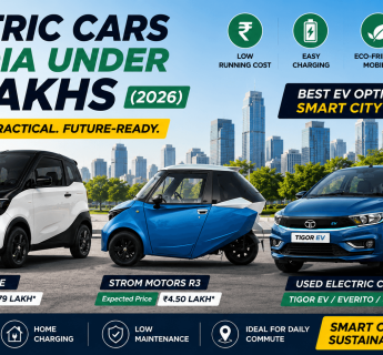 Electric Cars in India Under 5 Lakhs