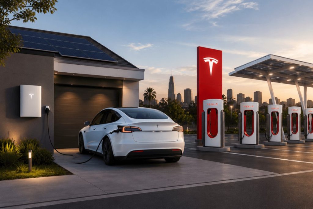 Tesla 2026 Car Line Up- Residential and Public Charging Infrastructure Matrix