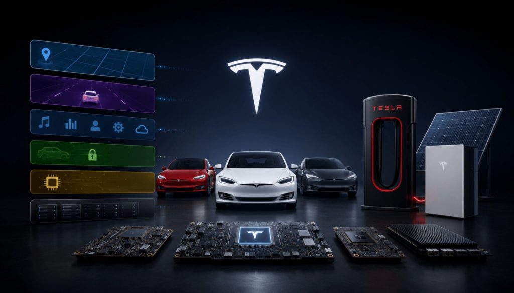 Tesla Full Software Ecosystem & Computational Hardware Stacks